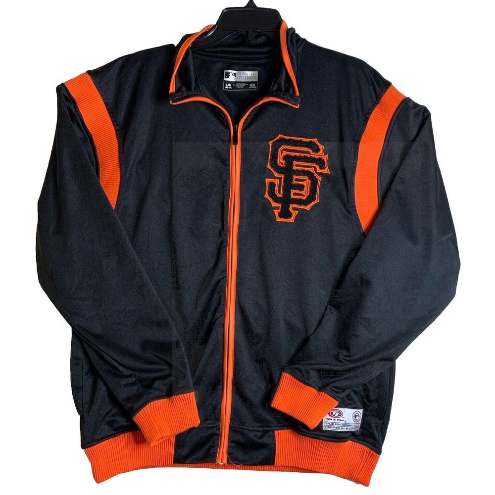 San Francisco‎ Giants jacket-Mid-weight-Full-Zip-L-True Fans Series, Vintage.